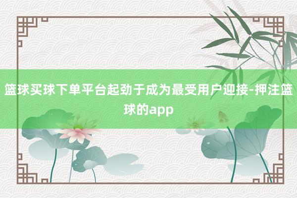 篮球买球下单平台起劲于成为最受用户迎接-押注篮球的app