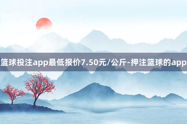 篮球投注app最低报价7.50元/公斤-押注篮球的app