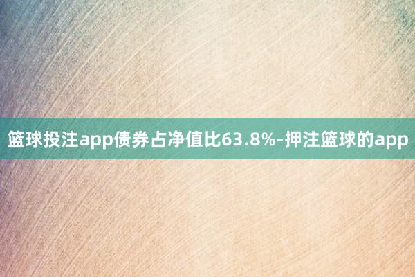 篮球投注app债券占净值比63.8%-押注篮球的app