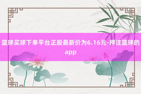 篮球买球下单平台正股最新价为6.16元-押注篮球的app